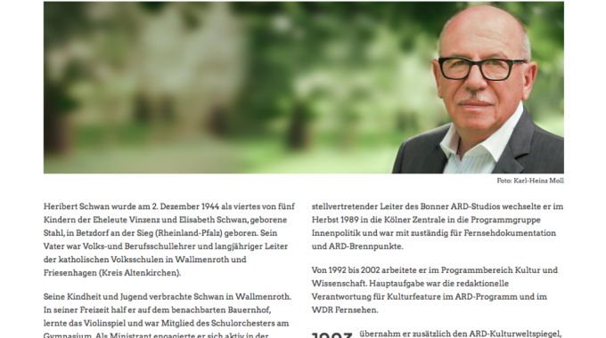 Helmut Kohl Protokolle Heribert Schwan Webdesign